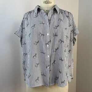 Jane + Delancey Zebra Blouse